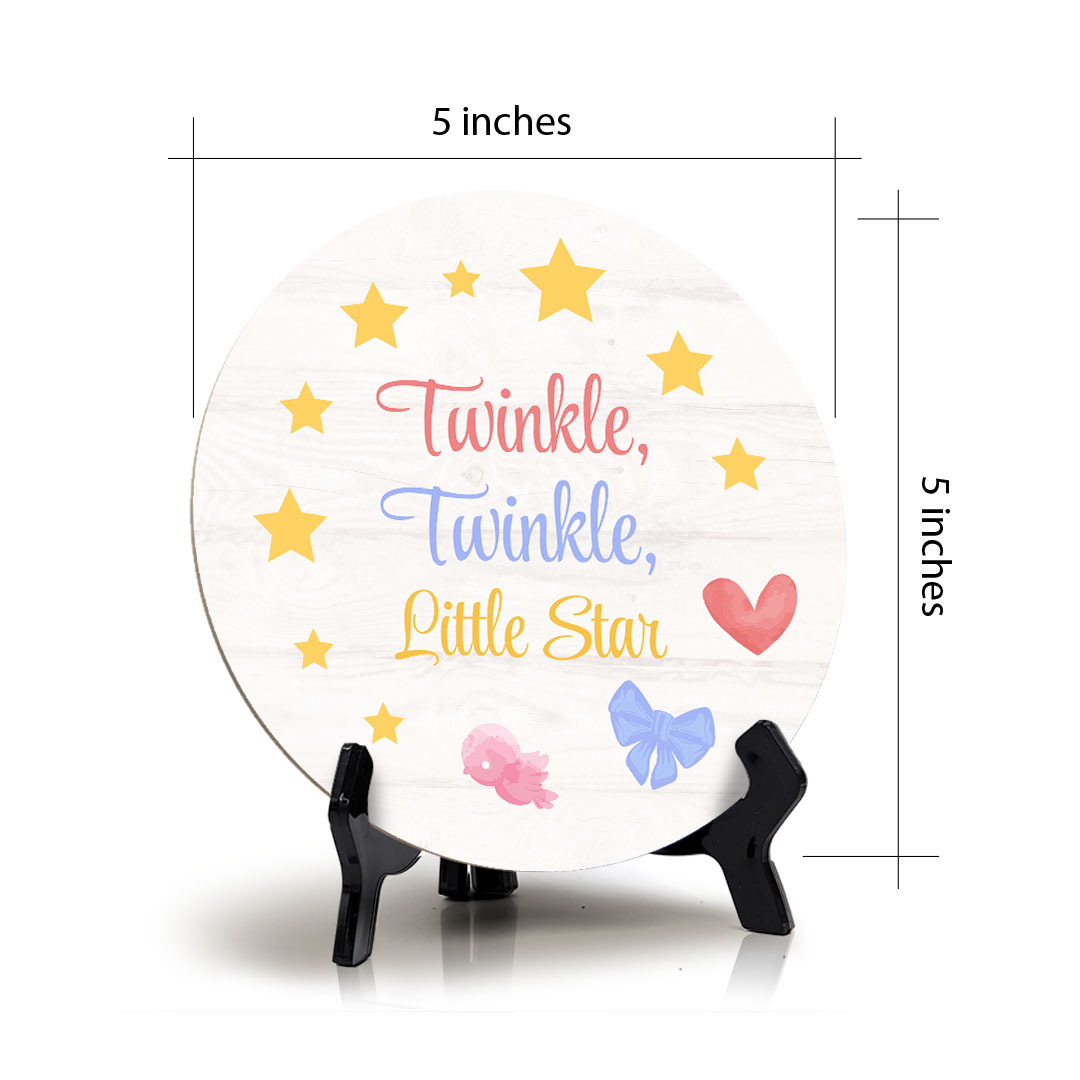 Signs ByLITA Baby Shower Decoration Circle Table Signs | Baby Party Signs - Picture 18 of 83
