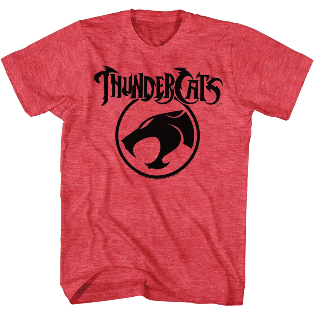 ThunderCats Retro Symbol T-Shirt (Red Heather)