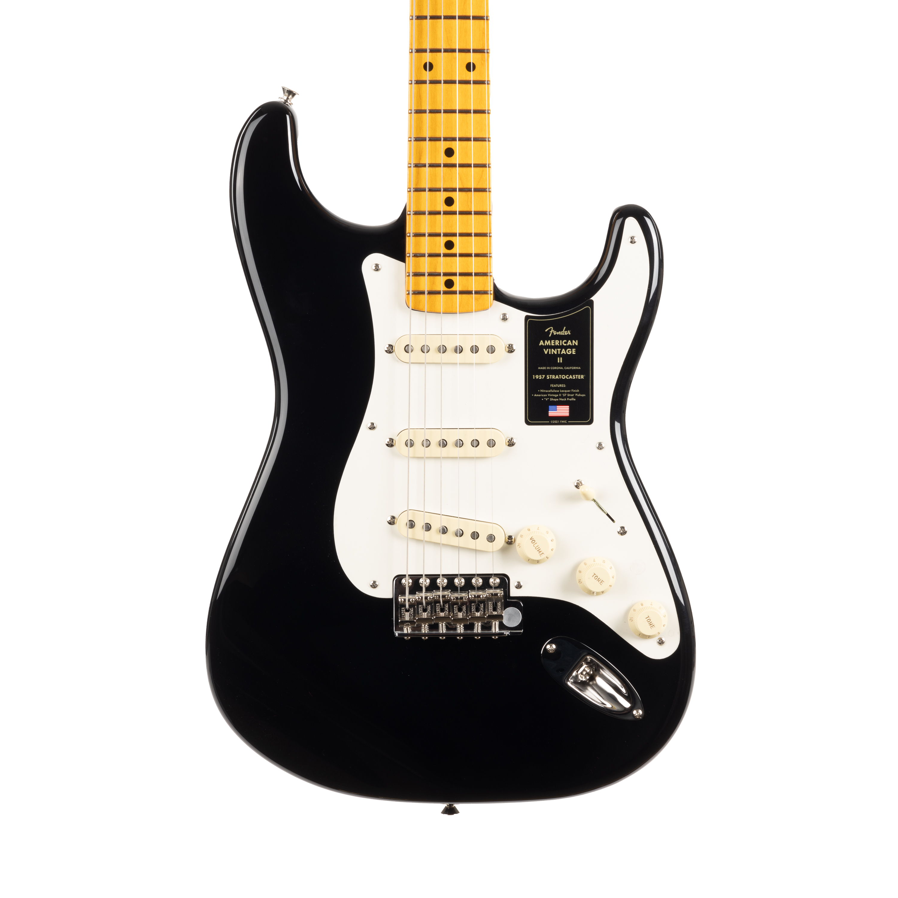 Fender American Vintage II 1957 Stratocaster Maple - Black | eBay