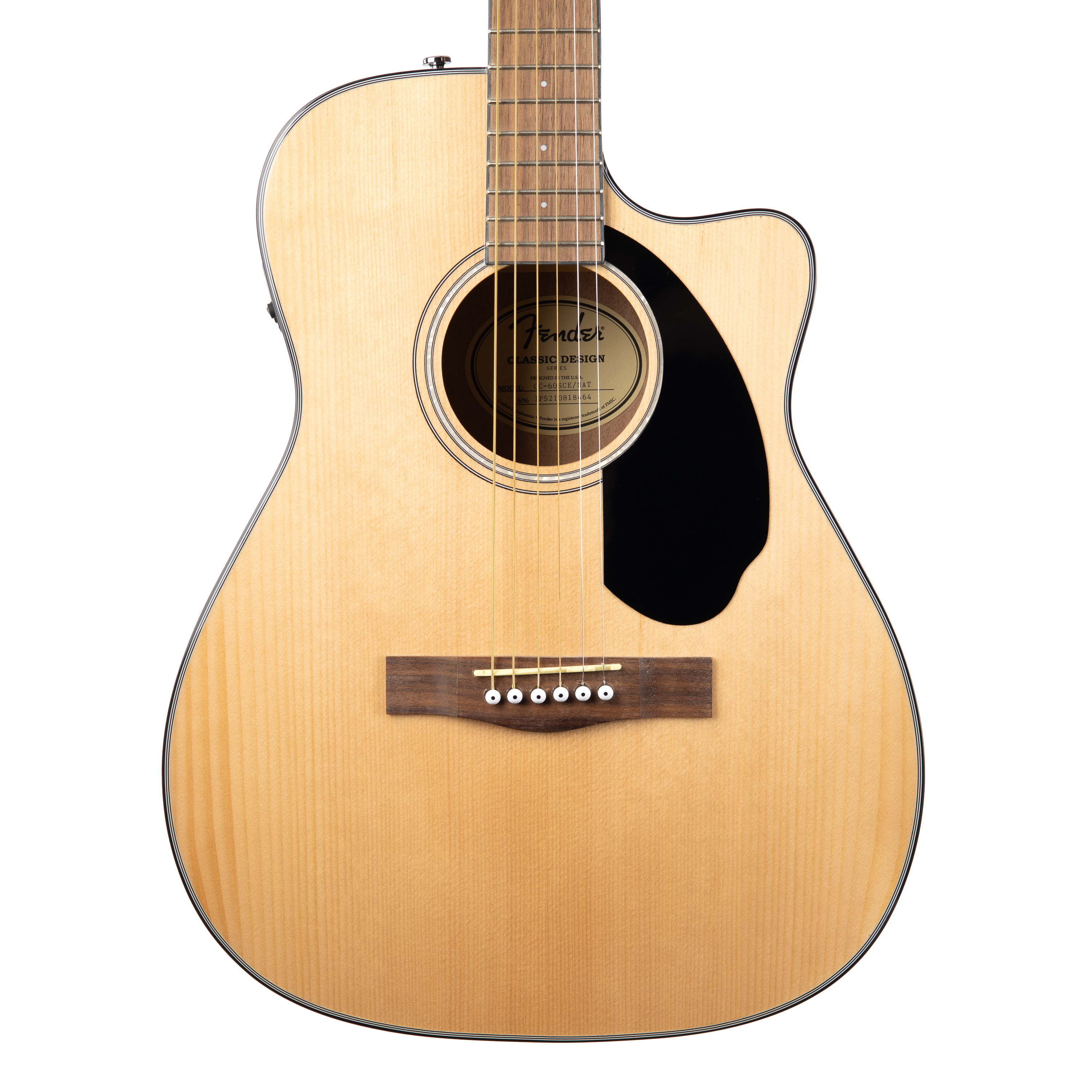 Fender CC-60SCE Concert Acoustic Electric - Natural | eBay
