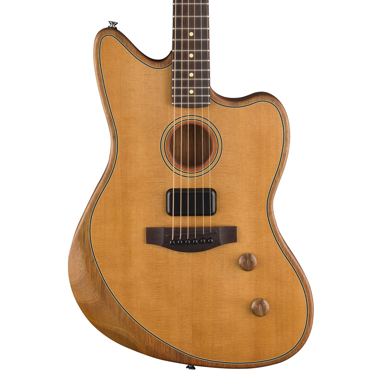 Fender Acoustasonic Standard Jazzmaster - Aged Natural | eBay
