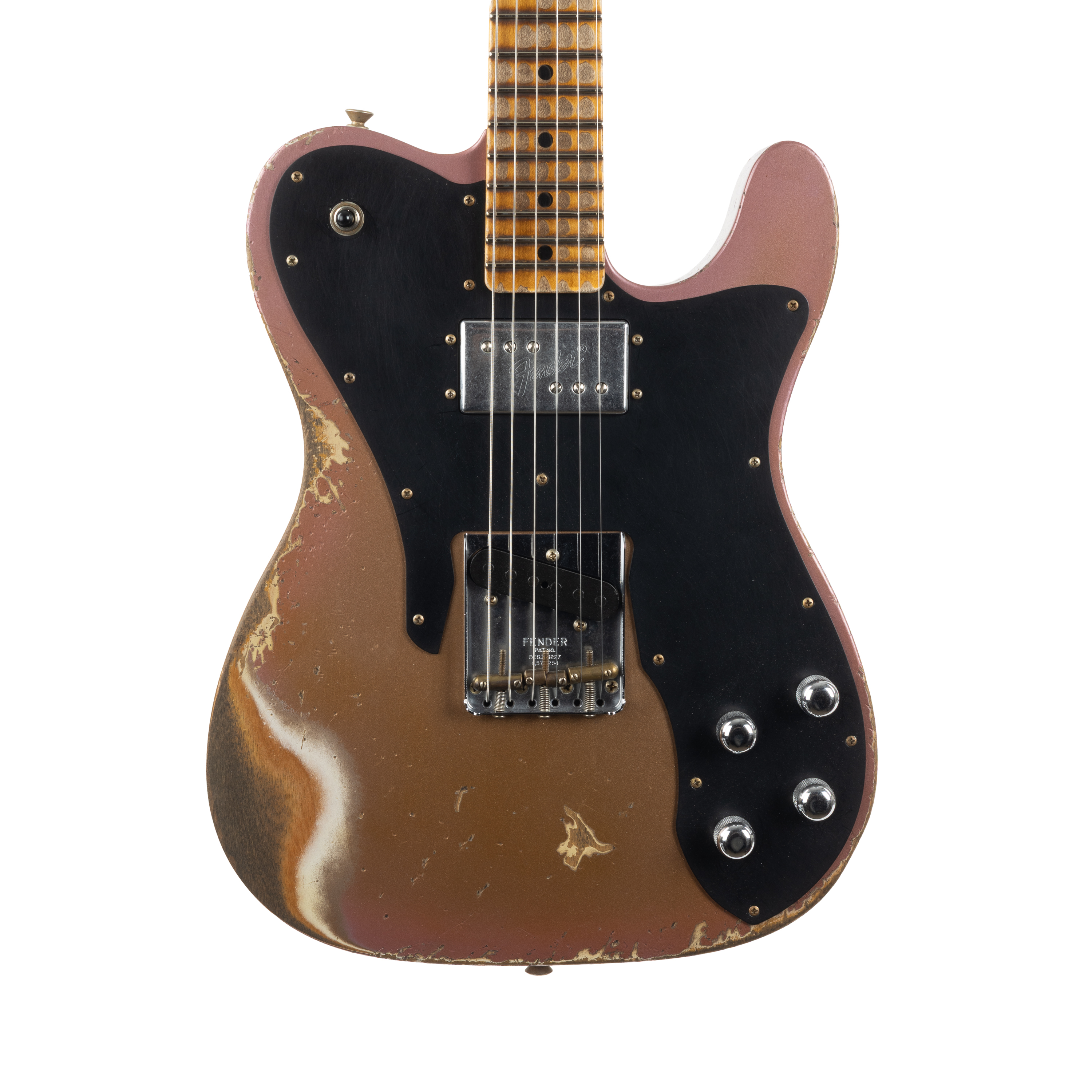 Fender Custom Shop Telecaster Custom - Firemist Gold with Burgundy