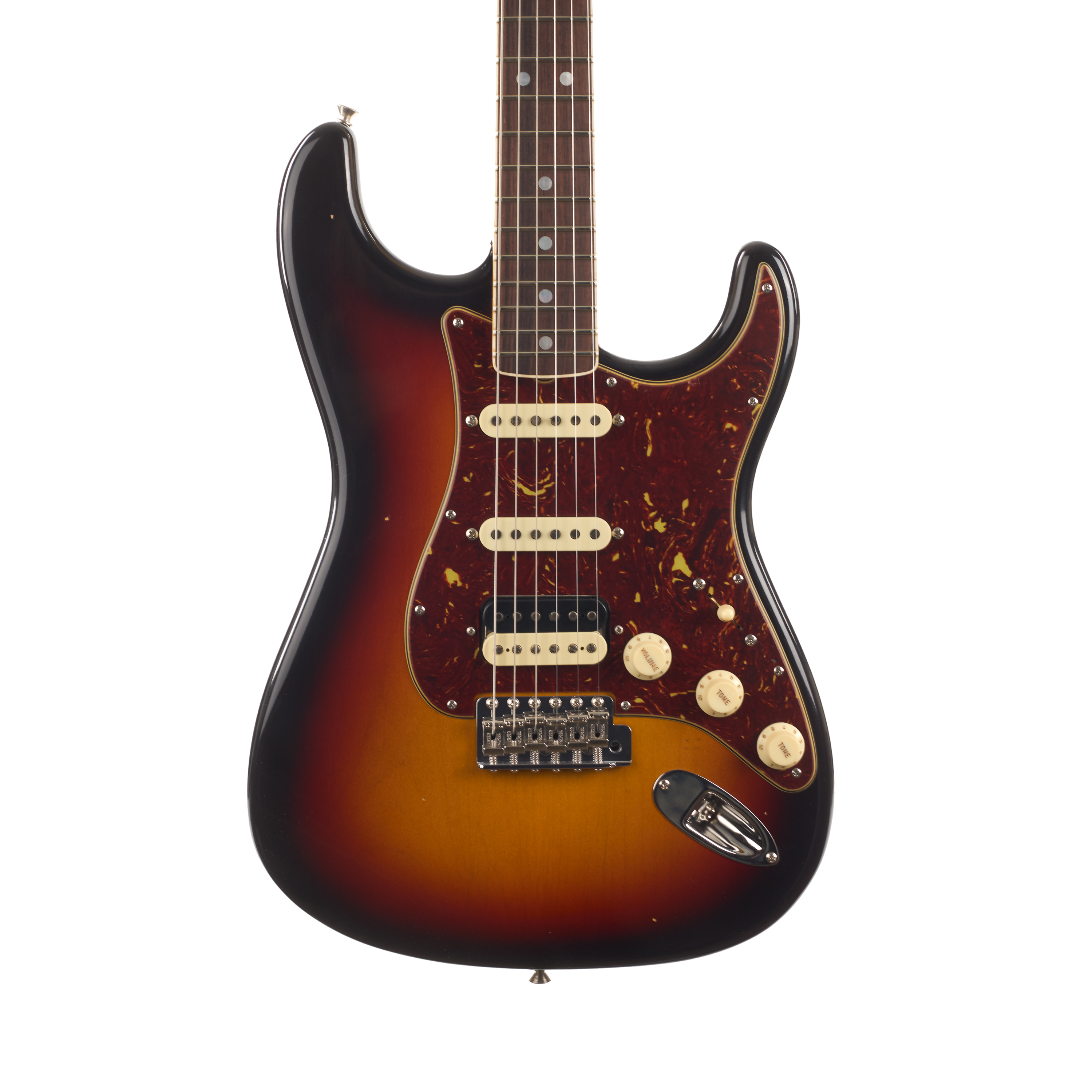 Used Fender Custom Shop 1967 Stratocaster HSS - 3-color Sunburst