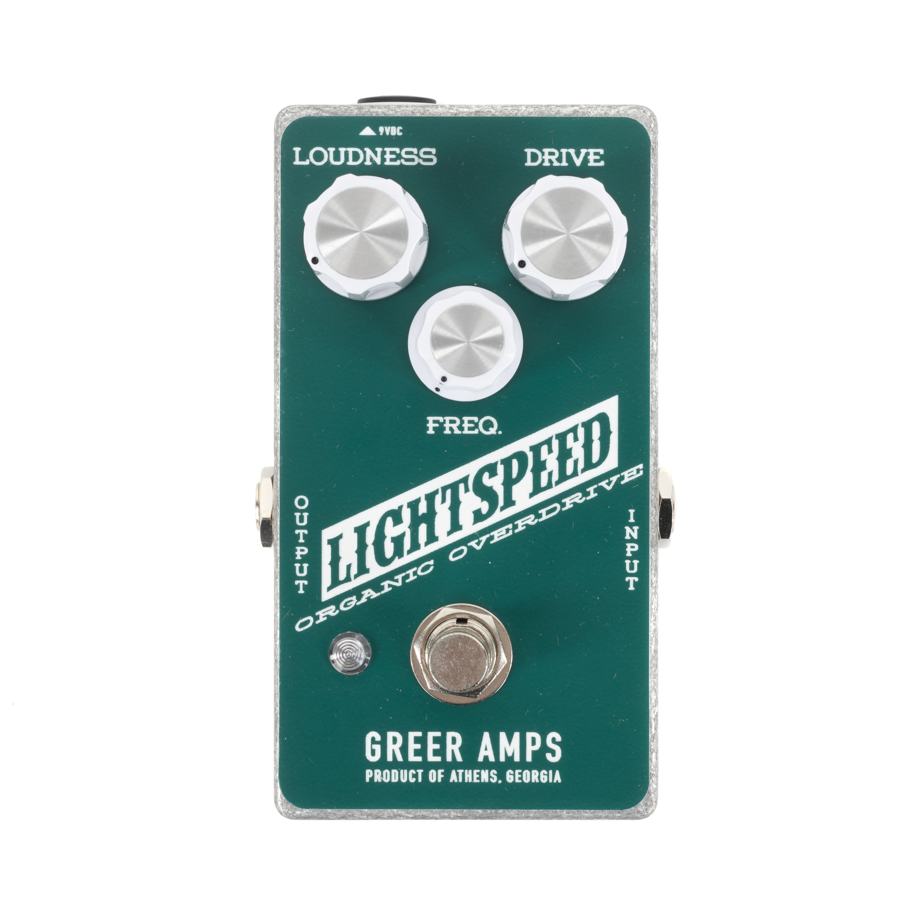 Greer Amps Lightspeed Organic Overdrive Pedal - Pine Green