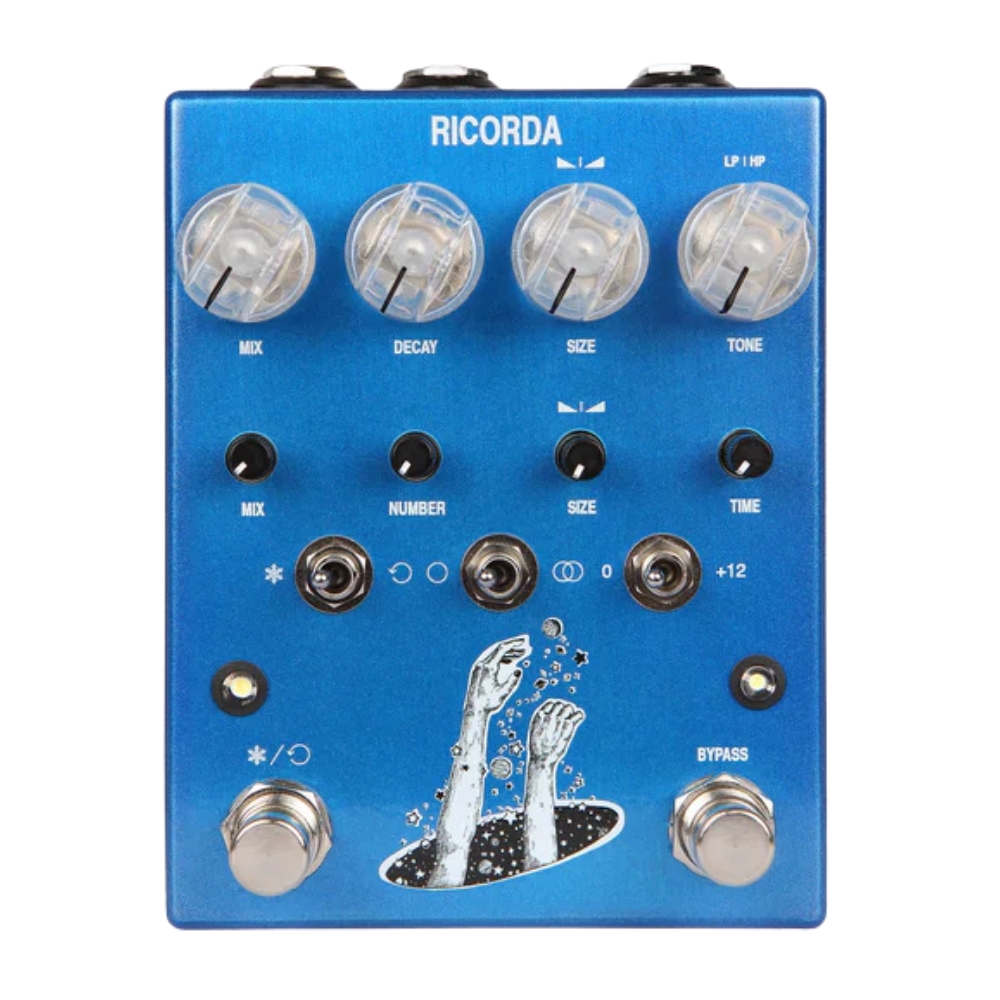 ギター AC Noises Ricorda AC Noises Ricorda Stereo Granular Reverb Pedal - Perfect Circuit