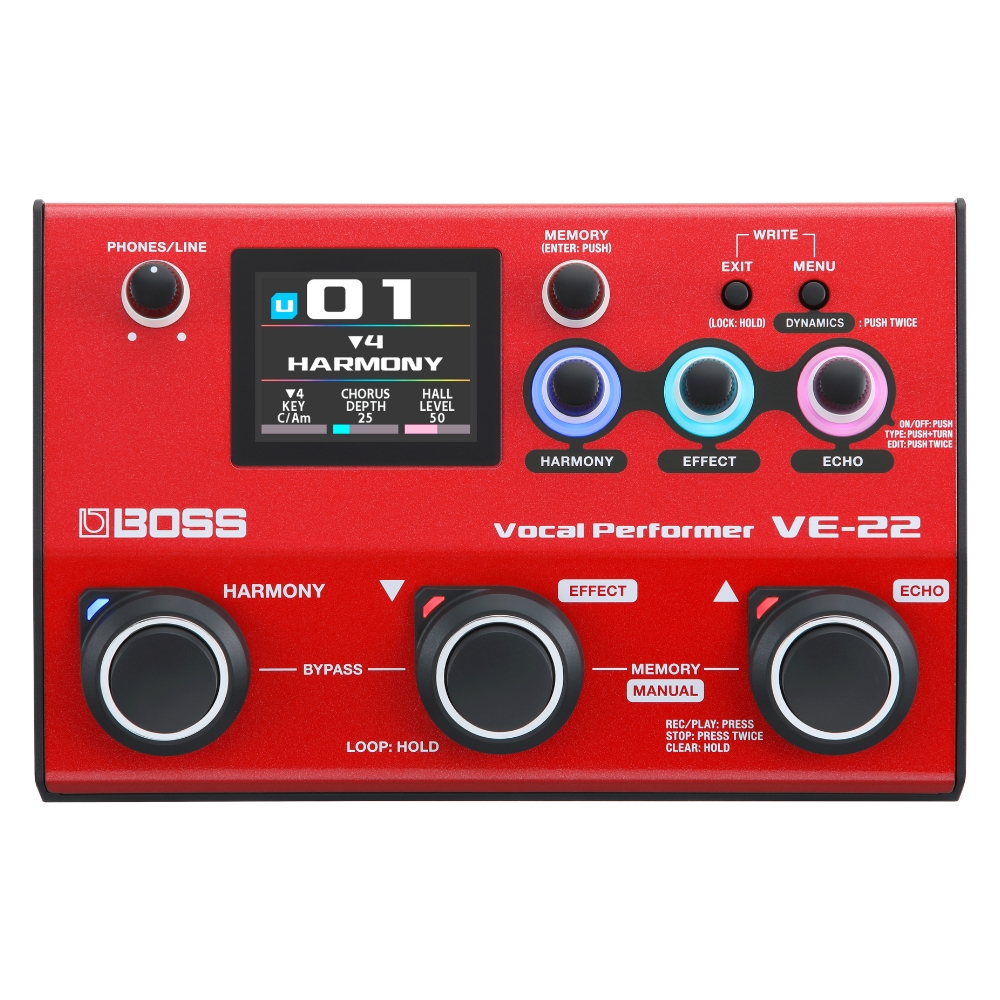 値下げしました‼️ VE-22 Vocal Performer Boss VE-22 Vocal Performer Multi Effects Processor | eBay