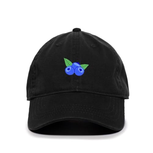 Blueberries Embroidered Baseball Cap Cotton Adjustable Dad Hat - Picture 2 of 19
