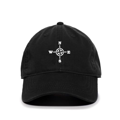 Compass Embroidered Baseball Cap Cotton Adjustable Dad Hat | eBay