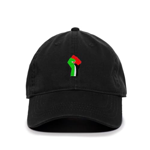 Palestine Fist Free Palestine Embroidered Baseball Cap Cotton Adjustable Dad Hat - Picture 2 of 19