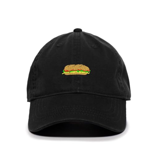 Sandwich Embroidered Baseball Cap Cotton Adjustable Dad Hat - Bild 2 von 19