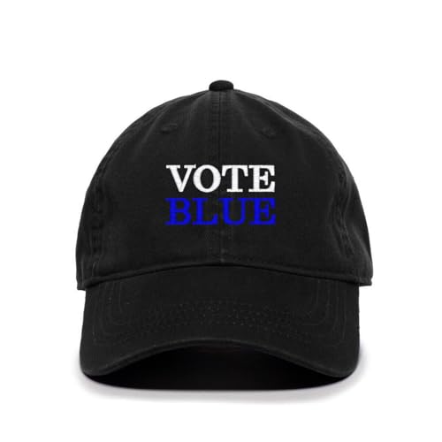 Vote Blue Election Democrats Embroidered Baseball Cap Adjustable Dad Hat - Picture 2 of 19