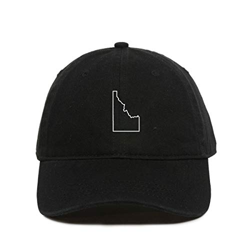 Idaho Map Outline Baseball Cap Embroidered Cotton Adjustable Dad Hat - Picture 2 of 19