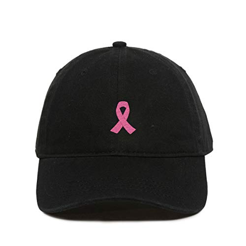 Baseballmütze rosa Band bestickt Baumwolle verstellbar Papa Mütze - Bild 2 von 19
