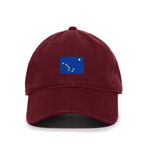 Alaska Flag Embroidered Baseball Cap Cotton Adjustable Dad Hat | eBay