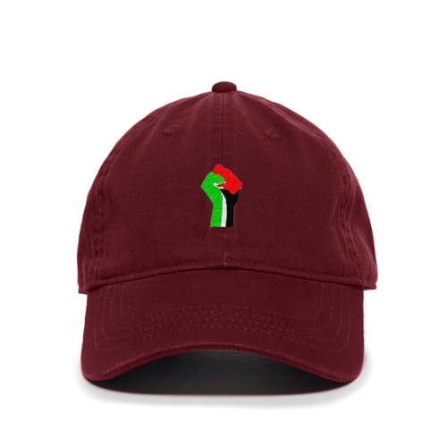 Palestine Fist Free Palestine Embroidered Baseball Cap Cotton Adjustable Dad Hat - Picture 3 of 19