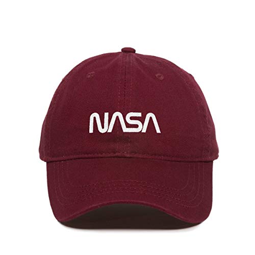 Retro NASA Logo Baseball Cap bestickt Baumwolle verstellbar Papa Mütze - Bild 3 von 19