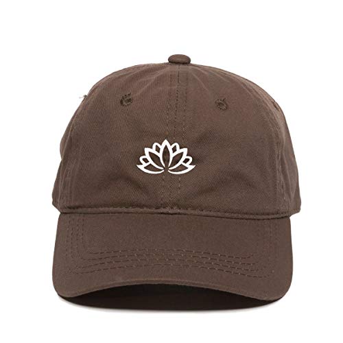 Lotus Flower Baseball Cap Embroidered Cotton Adjustable Dad Hat - Picture 4 of 19