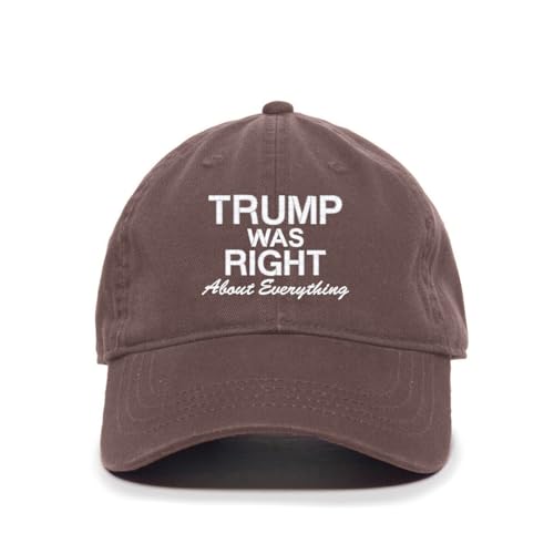 Baseballmütze Trump was Right About Everything bestickt verstellbar Papa Mütze - Bild 4 von 19