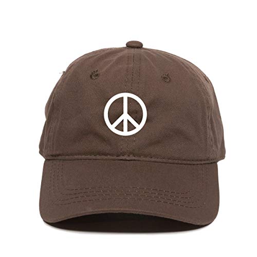 Baseballmütze Peace Logo bestickt Baumwolle verstellbar Papa Mütze - Bild 4 von 19