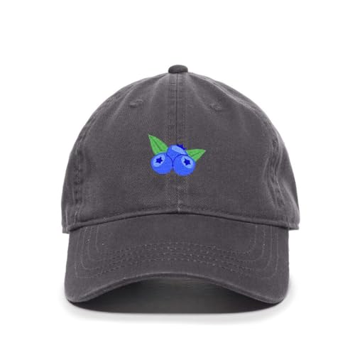 Blueberries Embroidered Baseball Cap Cotton Adjustable Dad Hat - Picture 5 of 19