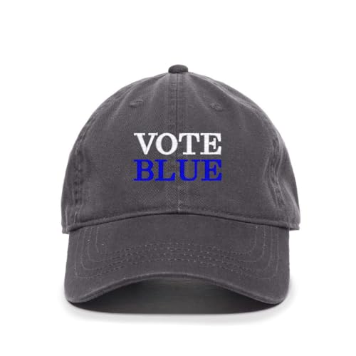 Vote Blue Election Democrats Embroidered Baseball Cap Adjustable Dad Hat - Picture 5 of 19