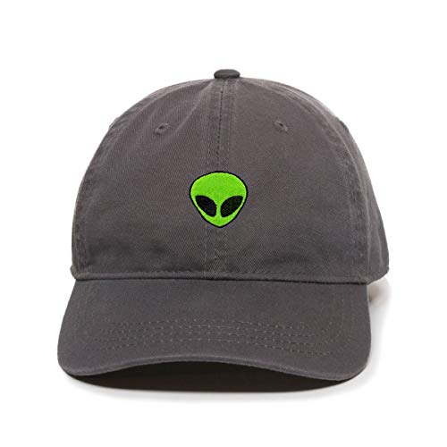 Green Alien Outer Space Baseball Cap Embroidered Cotton Adjustable Dad ...