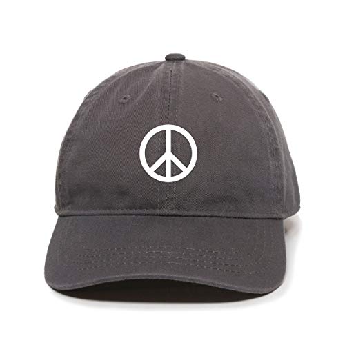 Baseballmütze Peace Logo bestickt Baumwolle verstellbar Papa Mütze - Bild 5 von 19