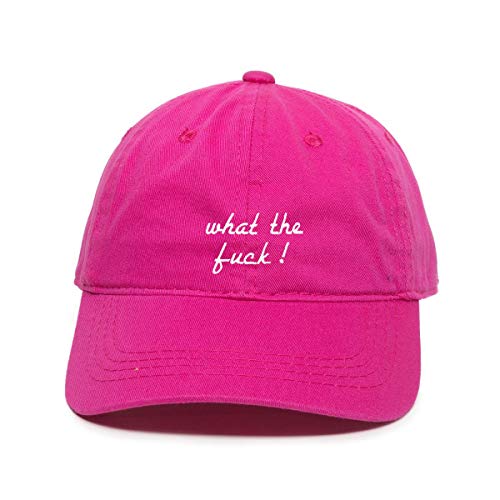 What The F*ck! Baseball Cap bestickt Baumwolle verstellbar Papa Mütze - Bild 6 von 19