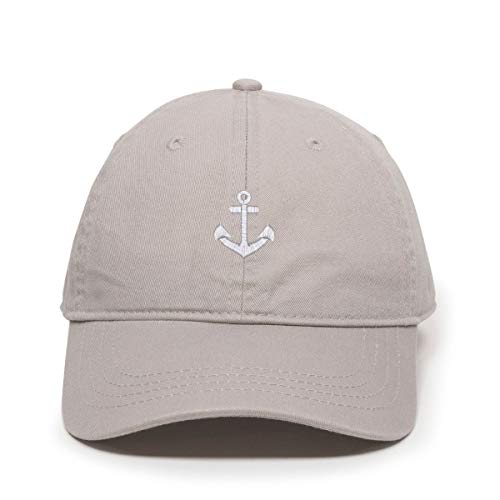 Anker Baseball Cap bestickt Baumwolle verstellbar Papa Mütze - Bild 7 von 19