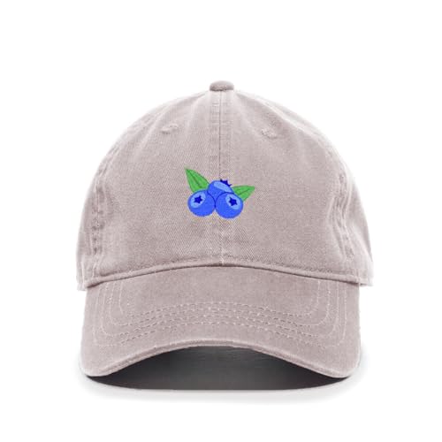 Blueberries Embroidered Baseball Cap Cotton Adjustable Dad Hat - Picture 7 of 19