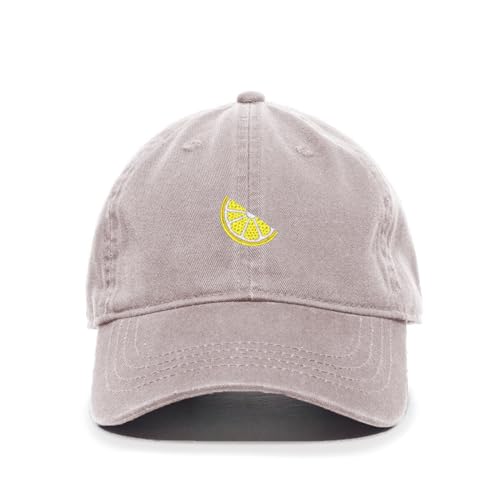 Lemon Slice Embroidered Baseball Cap Cotton Adjustable Dad Hat - Picture 7 of 19