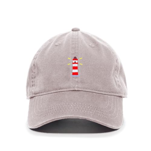Lighthouse Embroidered Baseball Cap Cotton Adjustable Dad Hat - Picture 7 of 19
