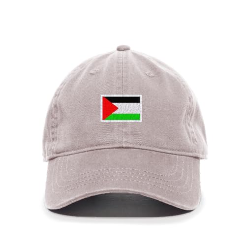 Palestine Flag Embroidered Baseball Cap Cotton Adjustable Dad Hat - Picture 7 of 19