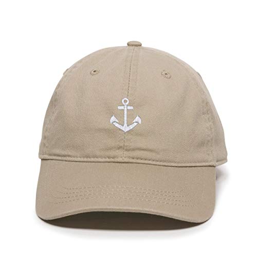 Anker Baseball Cap bestickt Baumwolle verstellbar Papa Mütze - Bild 8 von 19