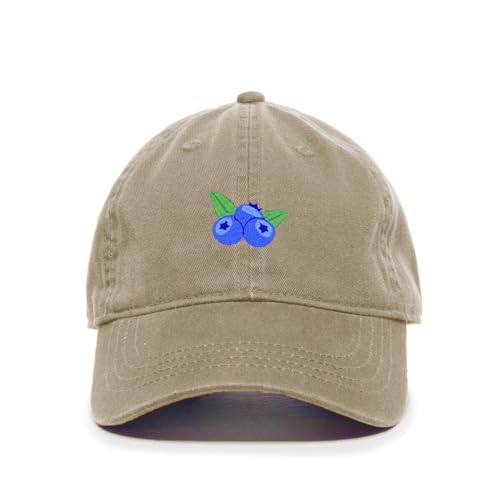 Blueberries Embroidered Baseball Cap Cotton Adjustable Dad Hat - Picture 8 of 19