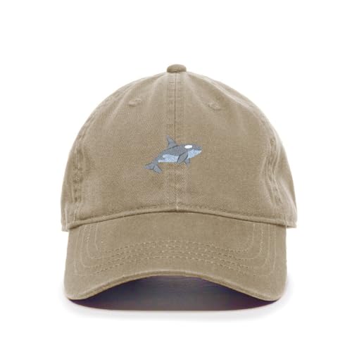 Killer Whale Embroidered Baseball Cap Cotton Adjustable Dad Hat - Picture 8 of 19