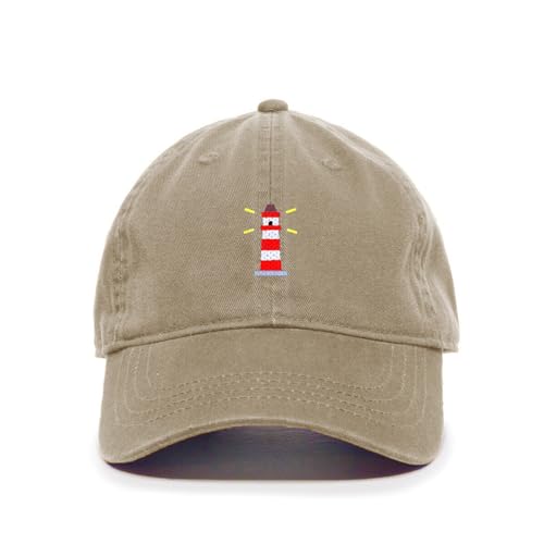Lighthouse Embroidered Baseball Cap Cotton Adjustable Dad Hat - Picture 8 of 19