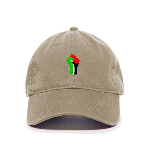 Palestine Fist Free Palestine Embroidered Baseball Cap Cotton Adjustable Dad Hat - Picture 8 of 19