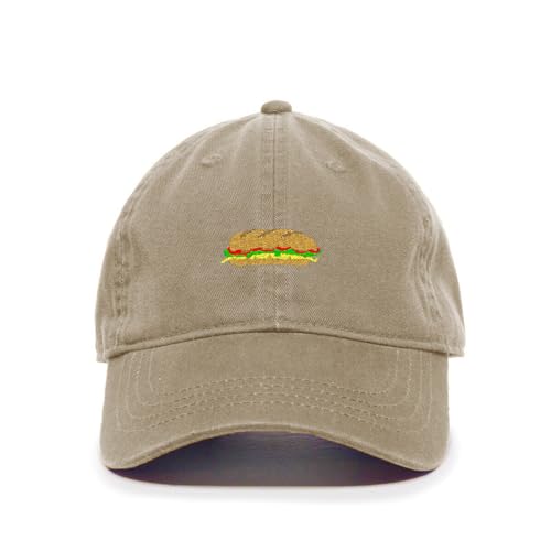 Sandwich Embroidered Baseball Cap Cotton Adjustable Dad Hat - Bild 8 von 19
