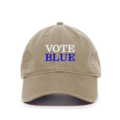 Vote Blue Election Democrats Embroidered Baseball Cap Adjustable Dad Hat - Picture 8 of 19