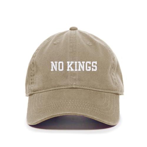 No Kings Democrats Anti Republican Embroidered Baseball Cap Adjustable Dad Hat - Picture 8 of 16