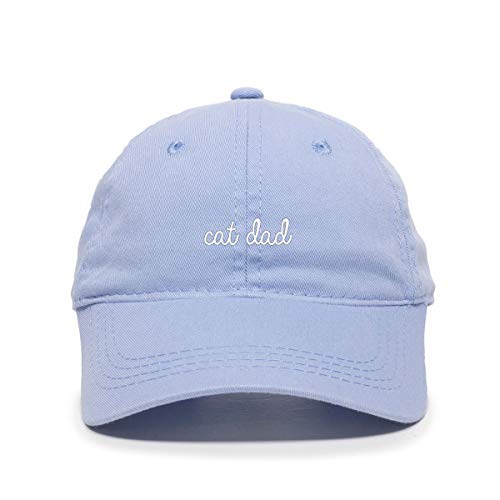 Cat Dad Baseball Cap Embroidered Cotton Adjustable Dad Hat - Picture 9 of 19
