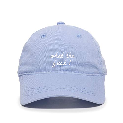 What The F*ck! Baseball Cap bestickt Baumwolle verstellbar Papa Mütze - Bild 9 von 19