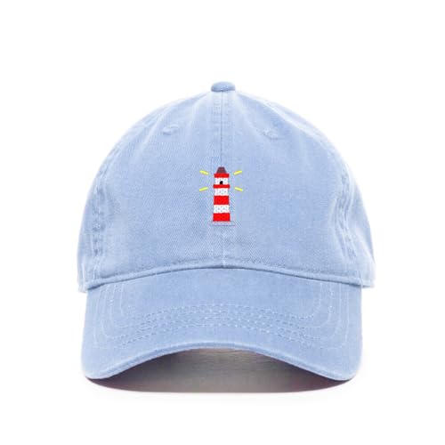 Lighthouse Embroidered Baseball Cap Cotton Adjustable Dad Hat - Picture 9 of 19
