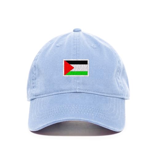 Palestine Flag Embroidered Baseball Cap Cotton Adjustable Dad Hat - Picture 9 of 19