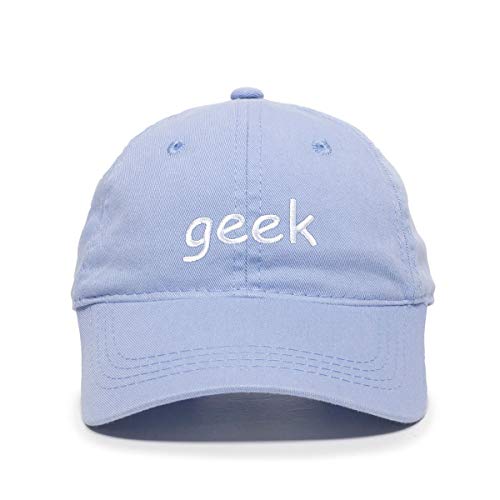 Geek Baseball Cap Embroidered Cotton Adjustable Dad Hat - Picture 9 of 19