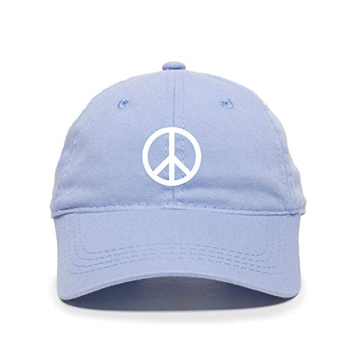 Baseballmütze Peace Logo bestickt Baumwolle verstellbar Papa Mütze - Bild 9 von 19