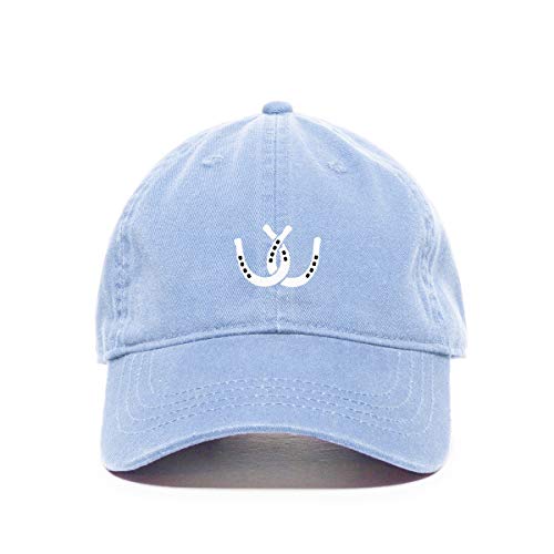 Horse Shoes Baseball Cap Embroidered Cotton Adjustable Dad Hat - Picture 9 of 19