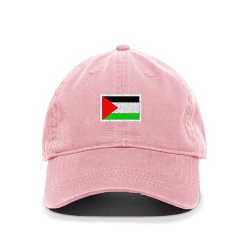 Palestine Flag Embroidered Baseball Cap Cotton Adjustable Dad Hat - Picture 10 of 19