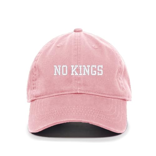 No Kings Democrats Anti Republican Embroidered Baseball Cap Adjustable Dad Hat - Picture 9 of 16